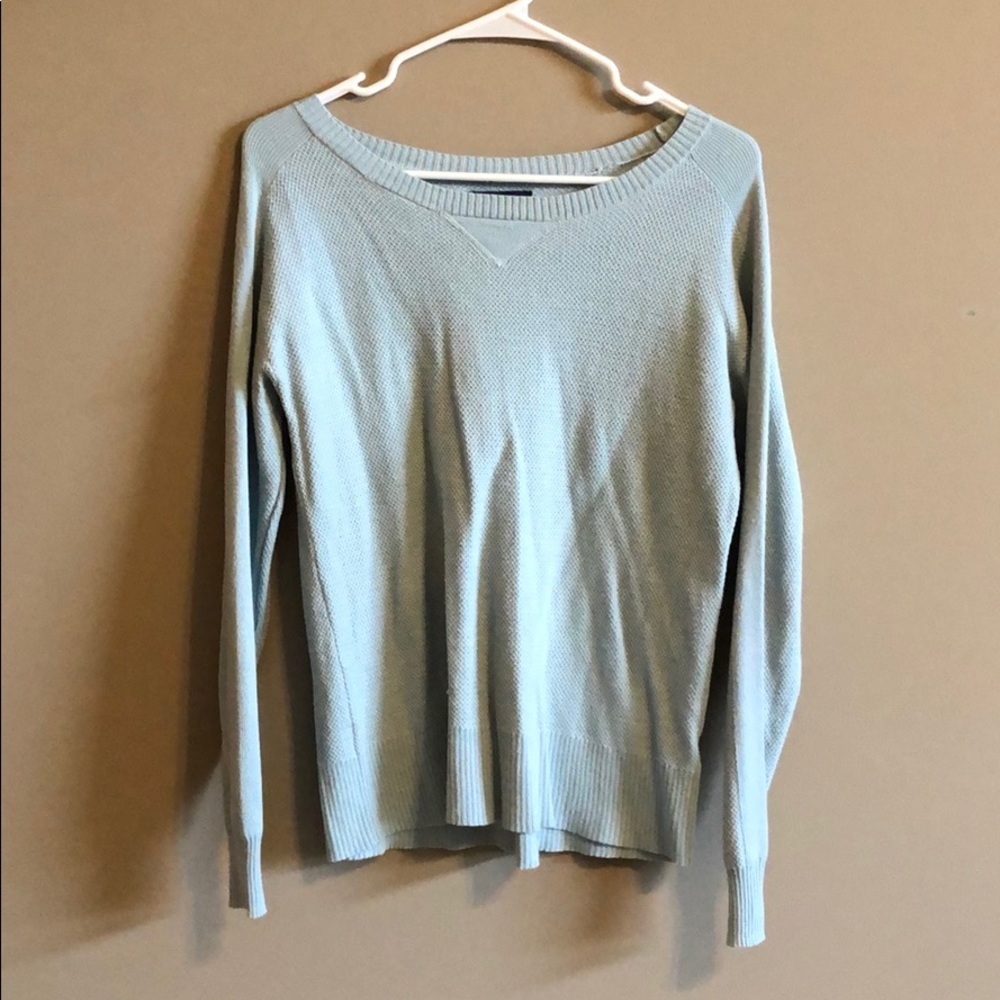 American Eagle sky blue sweater